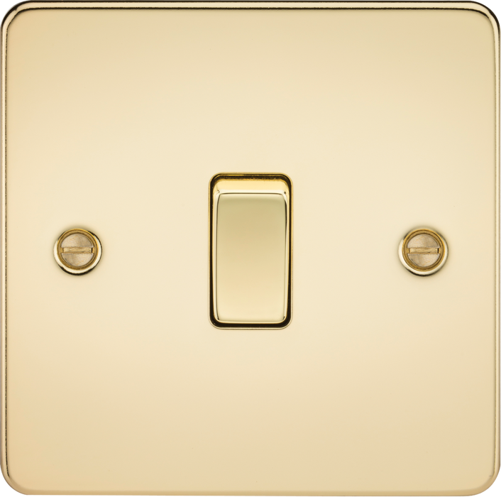 10AX 1G 2-way Switch - Polished Brass