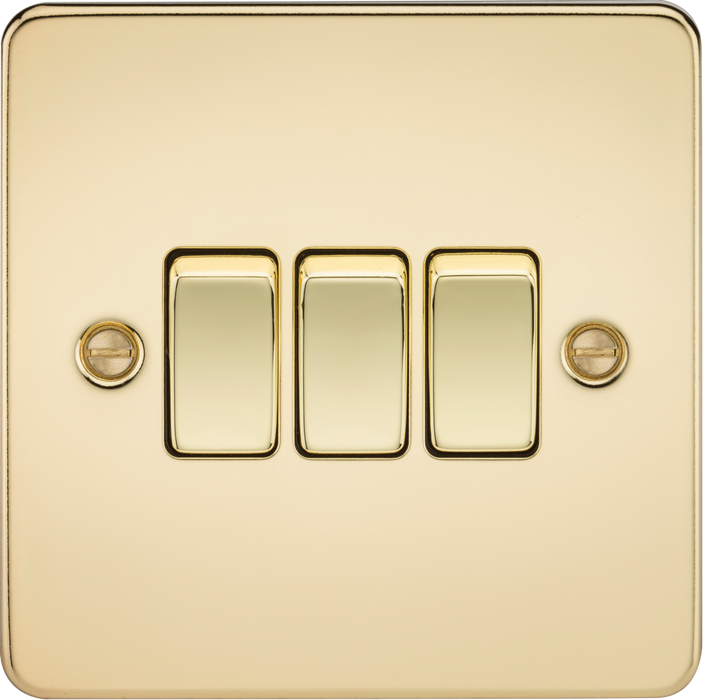 10AX 3G 2-way Switch - Polished Brass