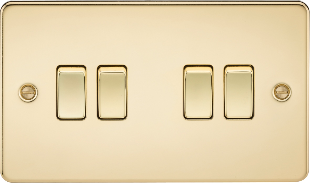 10AX 4G 2-way Switch - Polished Brass