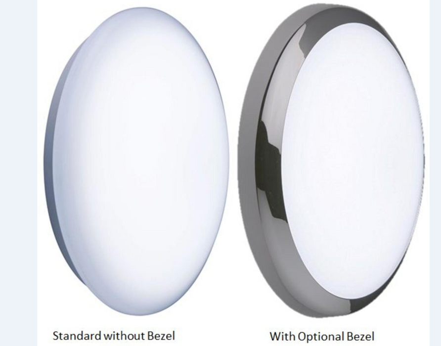 230V IP44 24W BF LED Emergency Bulkhead 400mm 1600lm 6000K