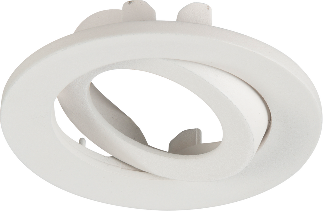 Matt White Tilt Bezel for VFR8 LED IP20 Downlights