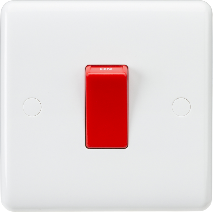 45A DP Switch (1G size) - Red Rocker