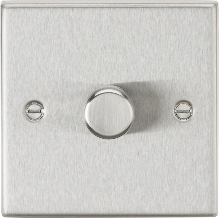 1G 2-way 10-200W (5-150W LED) Intelligent dimmer - Brushed Chrome