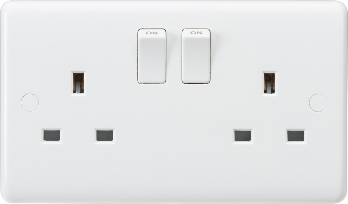 13A 2G SP Switched Socket with Twin Earths - ASTA Approved