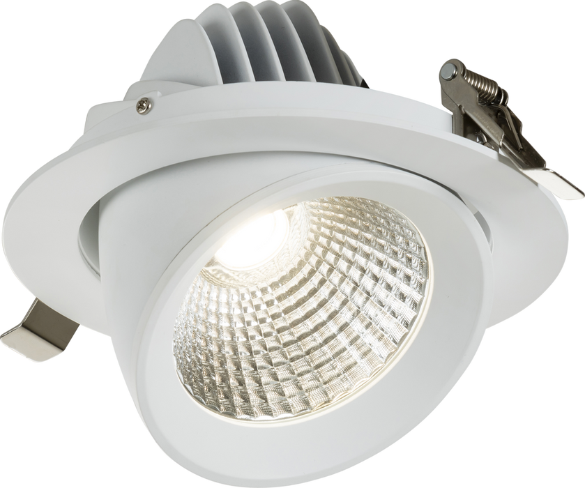 SARA 230V IP20 LED Recessed Tri-Wattage and CCT Scoop Downlight - 15/ 20/ 25W