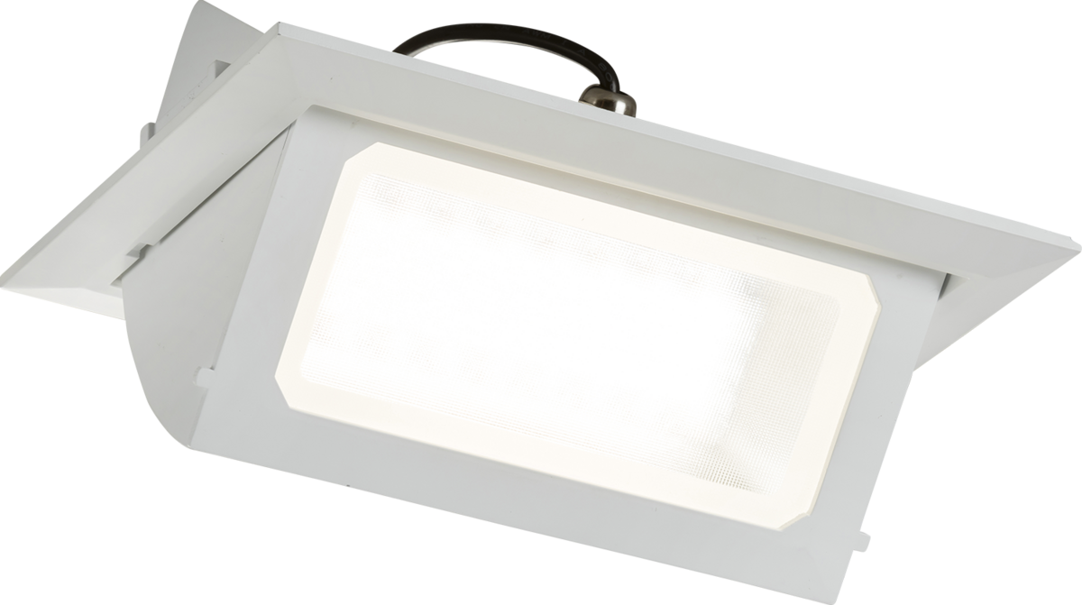 SARA 230V IP20 LED Recessed Tri-Wattage and CCT DALI Wallwasher - 30/ 35/ 40W