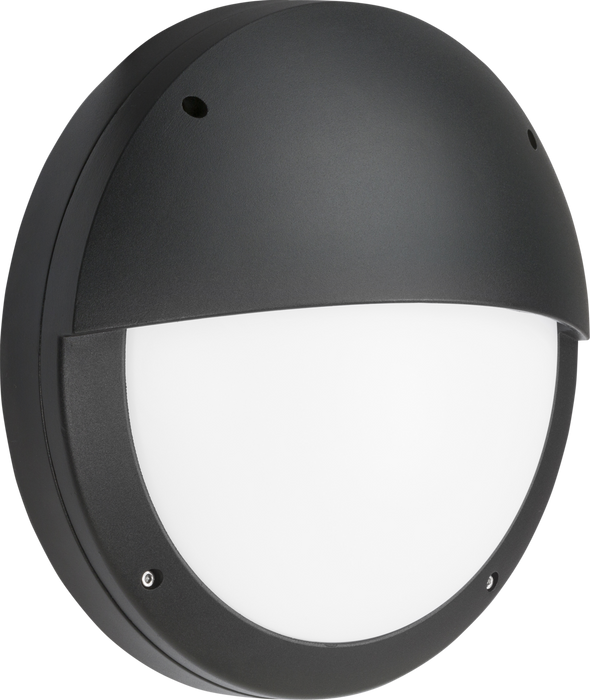 230V IP65 18W LED Eyelid Bulkhead CCT Black