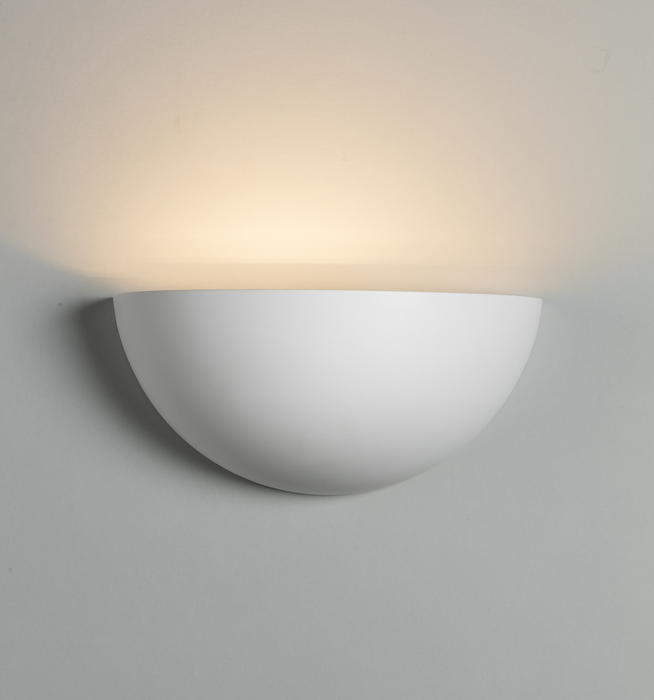 230V E14 40W Uplighter Plaster Wall Light