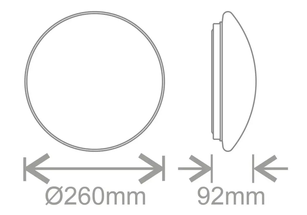 Kosnic Pico-i Twist and Lock LED Bulkhead Built-In 9W LED Tray