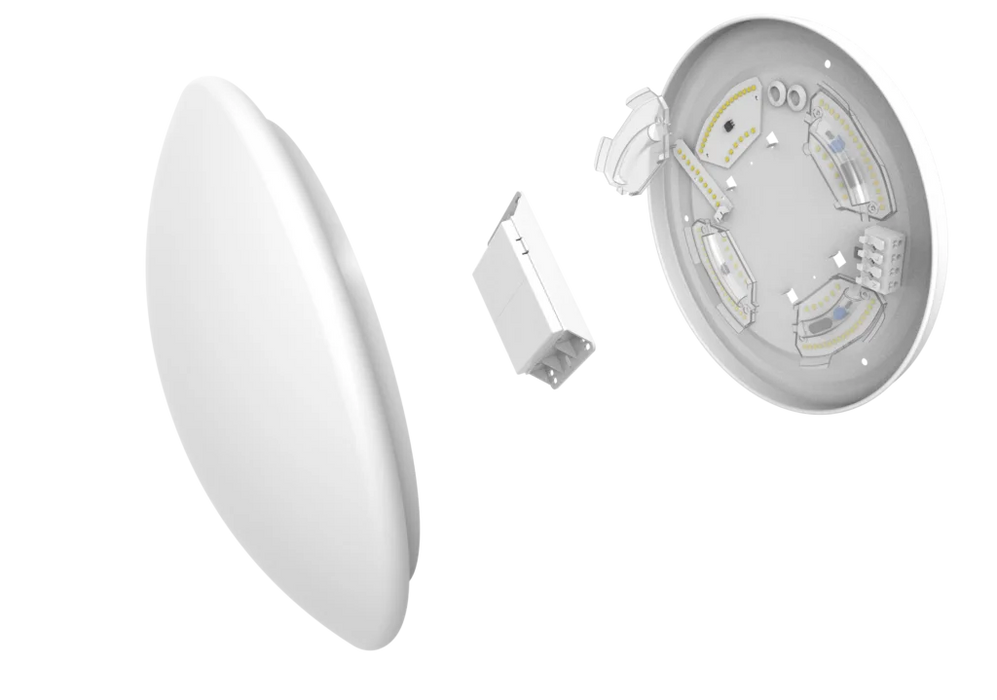 Kosnic Pico-i Twist and Lock LED Bulkhead Built-In 18W LED Tray