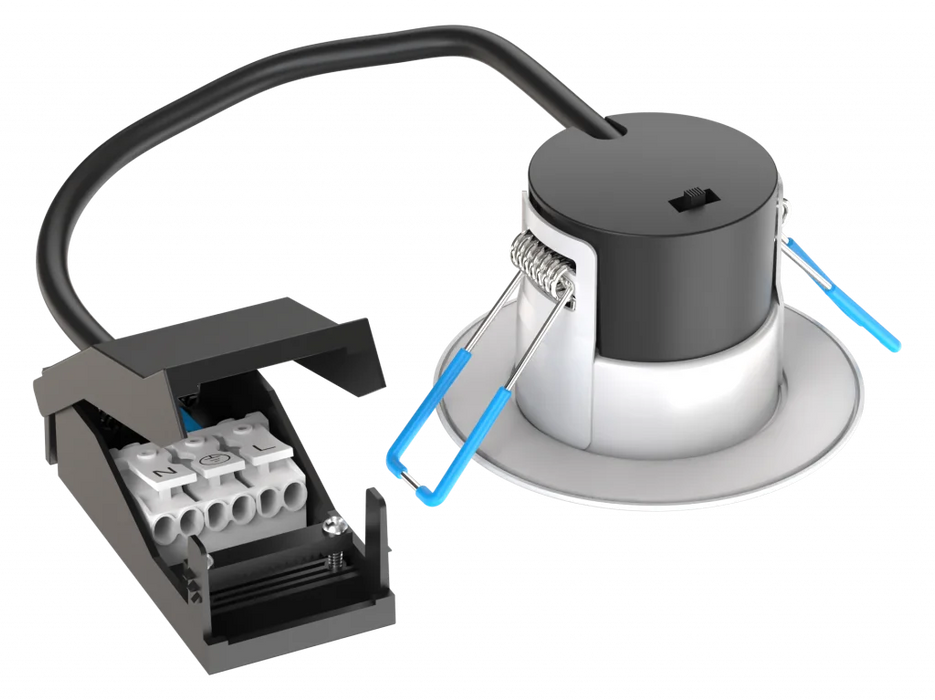 Erta 6W LED fire rated downlight, CCT switchable