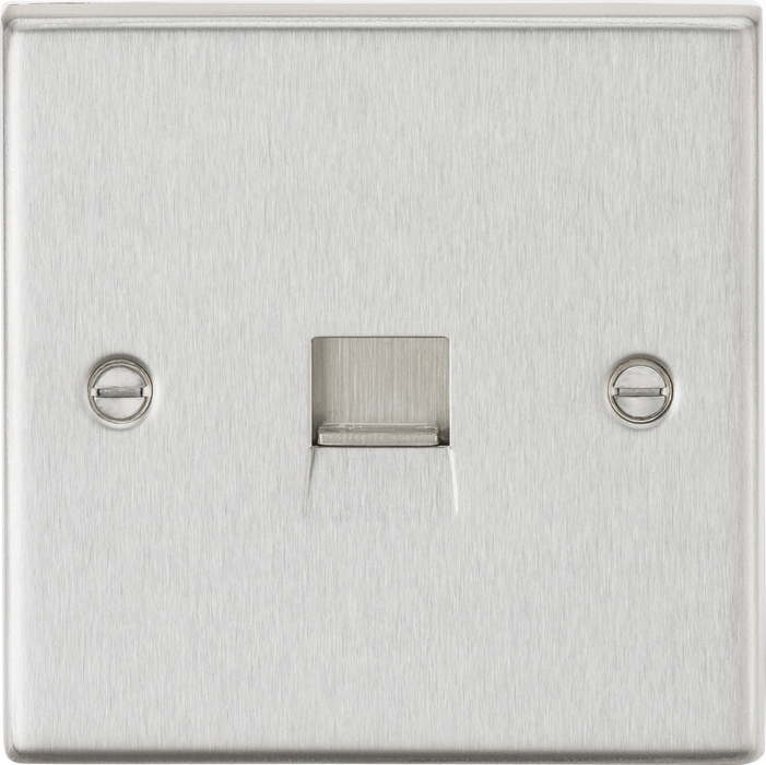 Telephone Master Outlet - Brushed Chrome