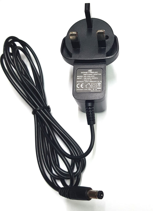 12V 0.7A DC UK 3 Pin Power Supply Adapter for DFR-1956 DFR-1957