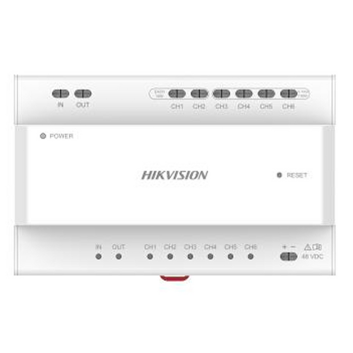 Hikvision 2 Wire Analogue 6 Way Video/Audio Distributor