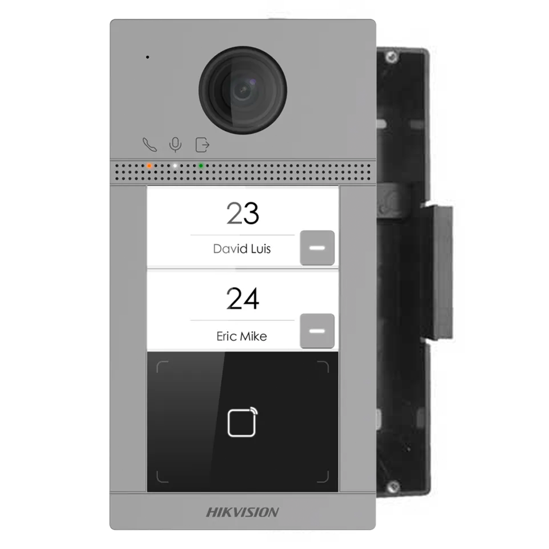 Hikvision 2 Button Module Hikvision Pro 2 Button Intercom Door Station with Prox - Flush — Derby ...