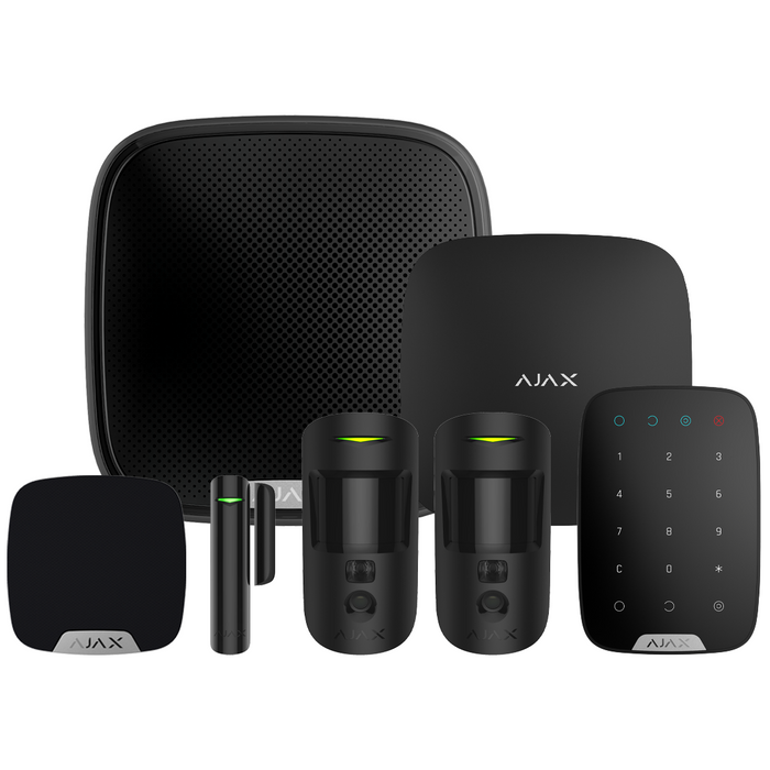 AJAX Cam Kit 3 Plus - Hub2+ Keypad Kit - Black