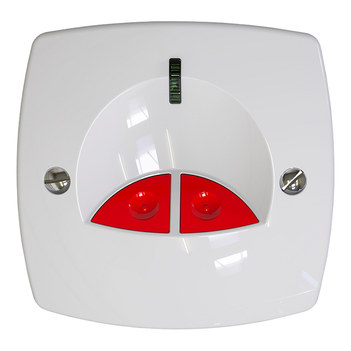 CQR G3 Double Electronic Panic Button with Res - White