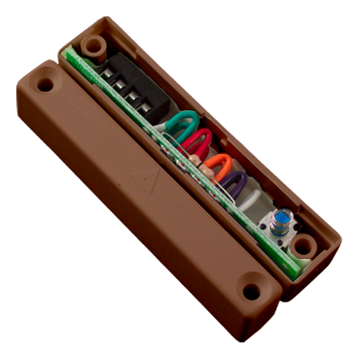 CQR G2 Magnetic Door Contact with Resistors - Brown