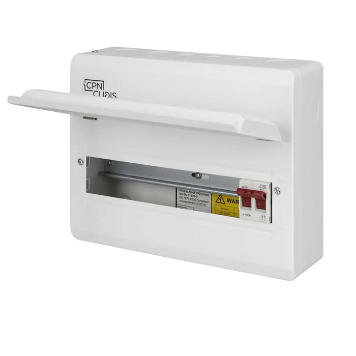 Lumo 12 Way Metal Clad Consumer Unit w/ 100A Isolator