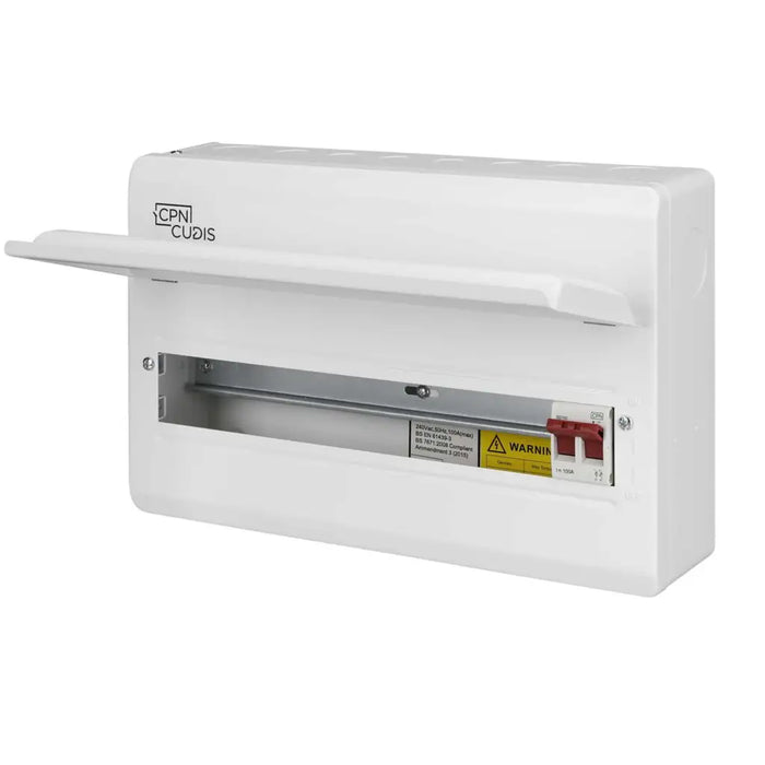 Lumo 16 Way Metal Clad Consumer Unit w/ 100A Isolator