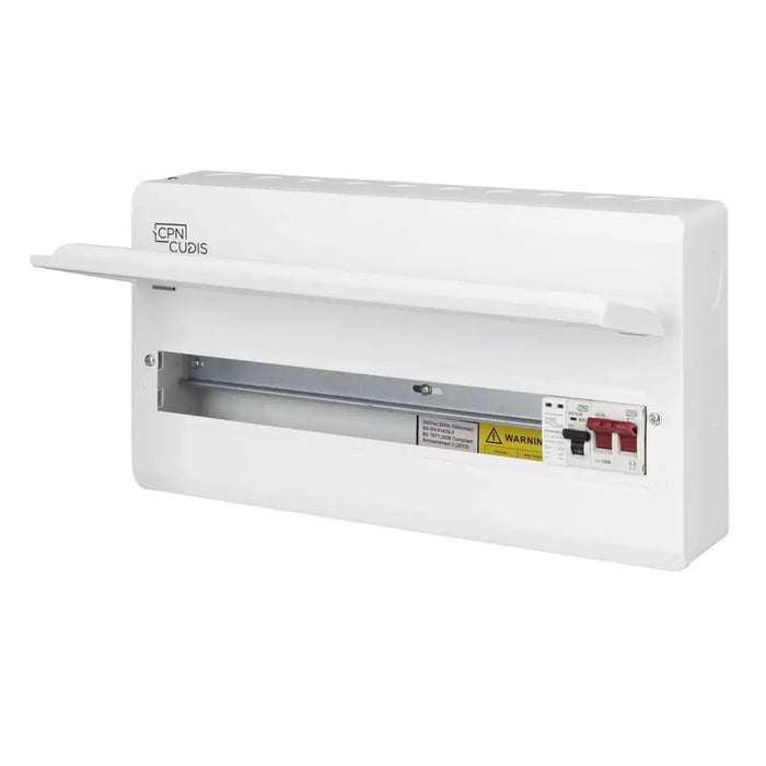 Lumo 18 Way Metal Clad Consumer Unit w/ SPD + 100A Isolator