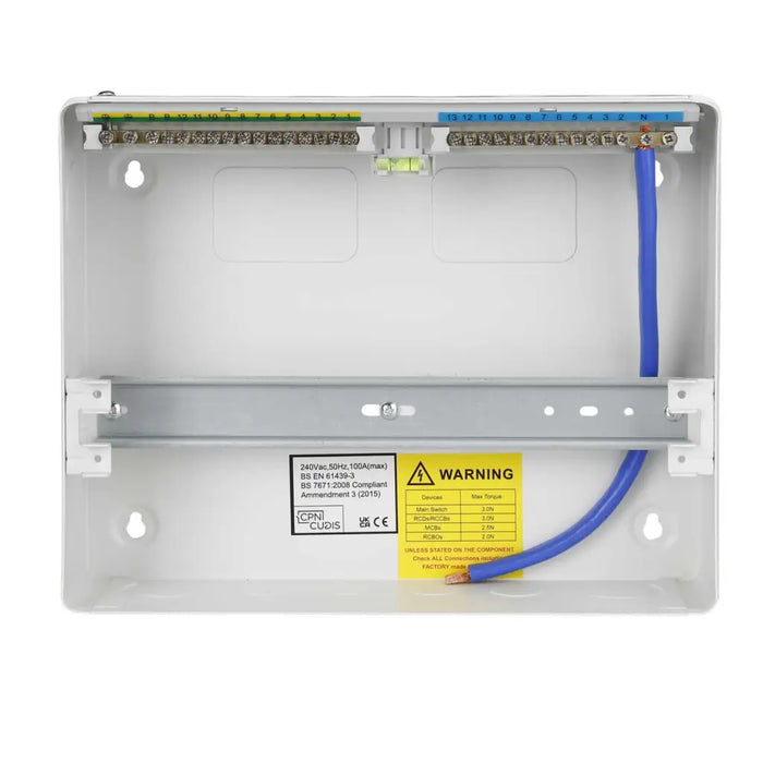 Lumo 14 Way Metal Clad Consumer Unit (Empty)