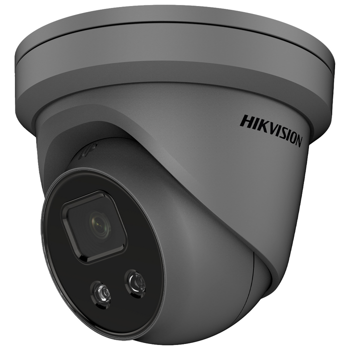 Hikvision HD-IP Acusense 4MP 30m Turret Audio 2.8mm - Grey