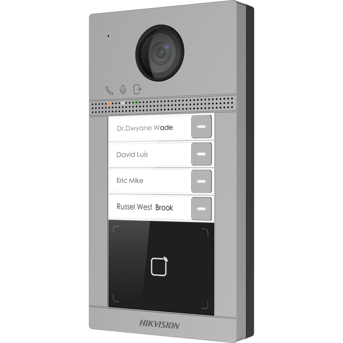 Hikvision Pro 4 Button Intercom Door Station with Prox