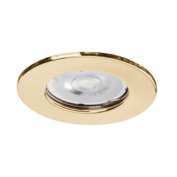 Hoop GU10 Downlight Fixed Brass