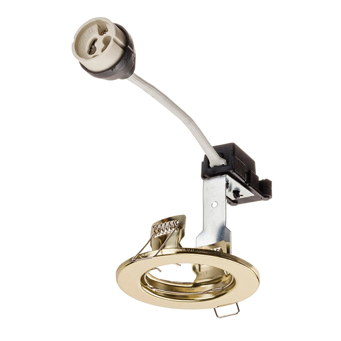 Hoop GU10 Downlight Fixed Brass