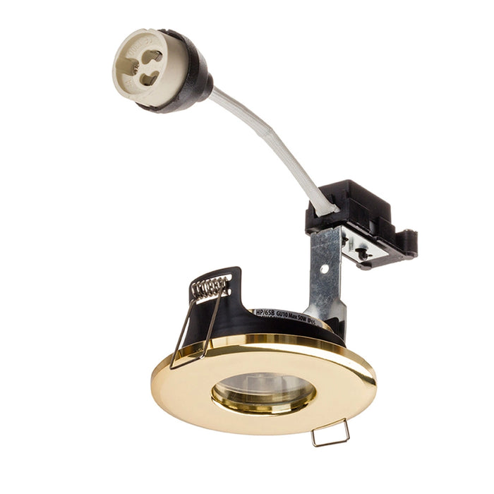 Hoop Plus GU10 Downlight IP65 Brass