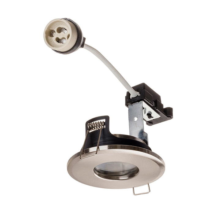 Hoop Plus GU10 Downlight IP65 Satin Chrome