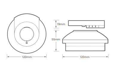 Hispec Interconnectable Fast Fix Mains Smoke Detector with 10yr Rechargeable Lithium Battery Backup