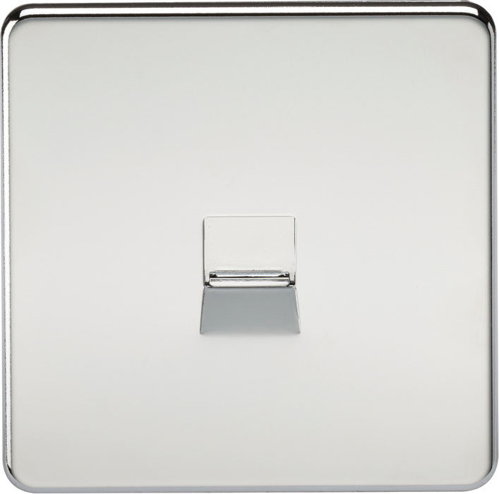 Telephone Master Socket - Polished Chrome