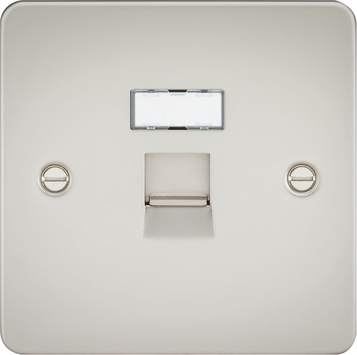 RJ45 Network Outlet - Pearl — Derby Firelec Ltd
