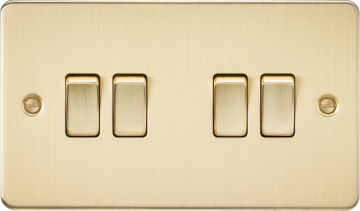 10AX 4G 2-way Switch - Brushed Brass