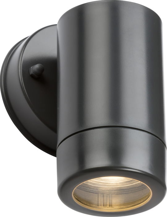 EAMON - 230V IP54 GU10 Polycarbonate Single Wall light - Anthracite