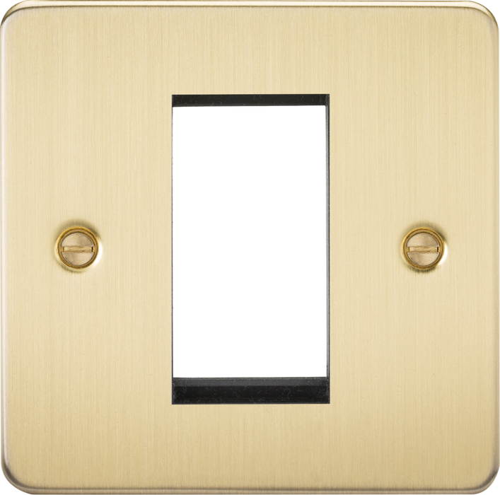 1G Modular Faceplate - Brushed Brass