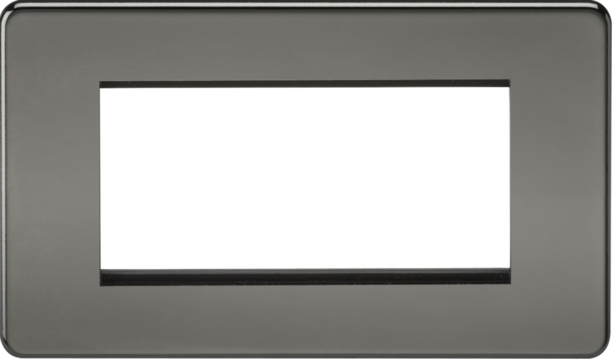 4G Modular Faceplate - Black Nickel — Derby Firelec Ltd