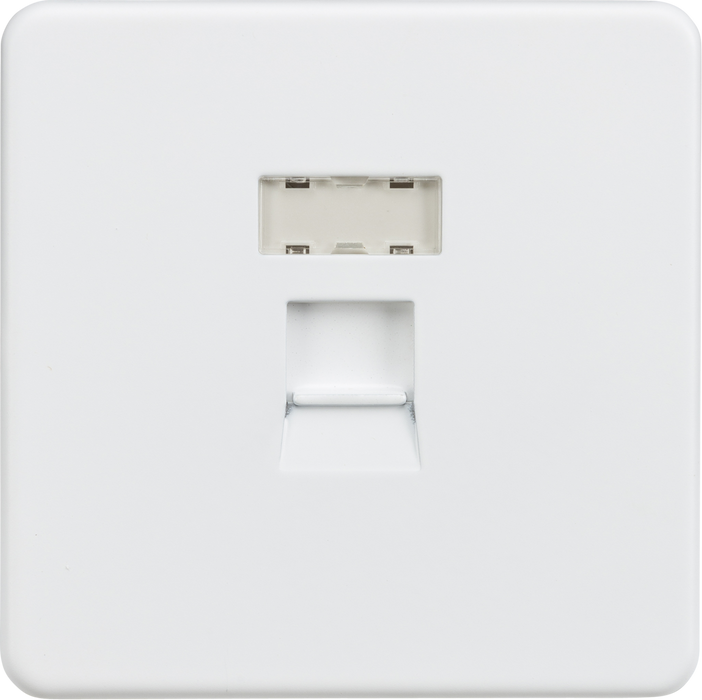 RJ45 Network Outlet - Matt White