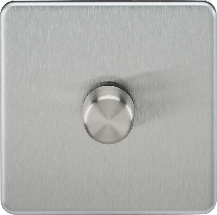 1G 2-way 10-200W (5-150W LED) Intelligent dimmer - Brushed Chrome