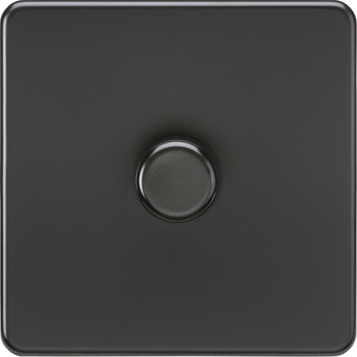 1G 2-way 10-200W (5-150W LED) Intelligent dimmer - Matt Black