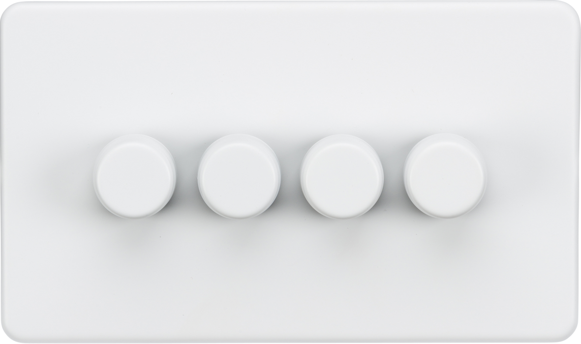 4G 2-way 10-200W (5-150W LED) Intelligent dimmer - Matt White