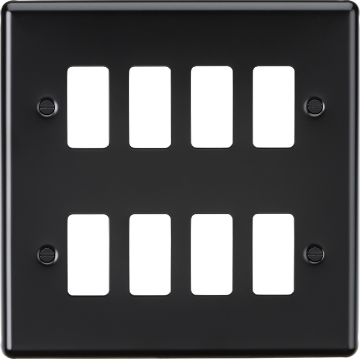 8G Grid Faceplate - Matt Black