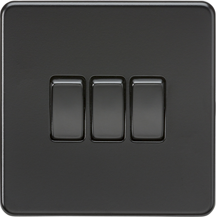 10AX 3G 2-way Switch - Matt Black