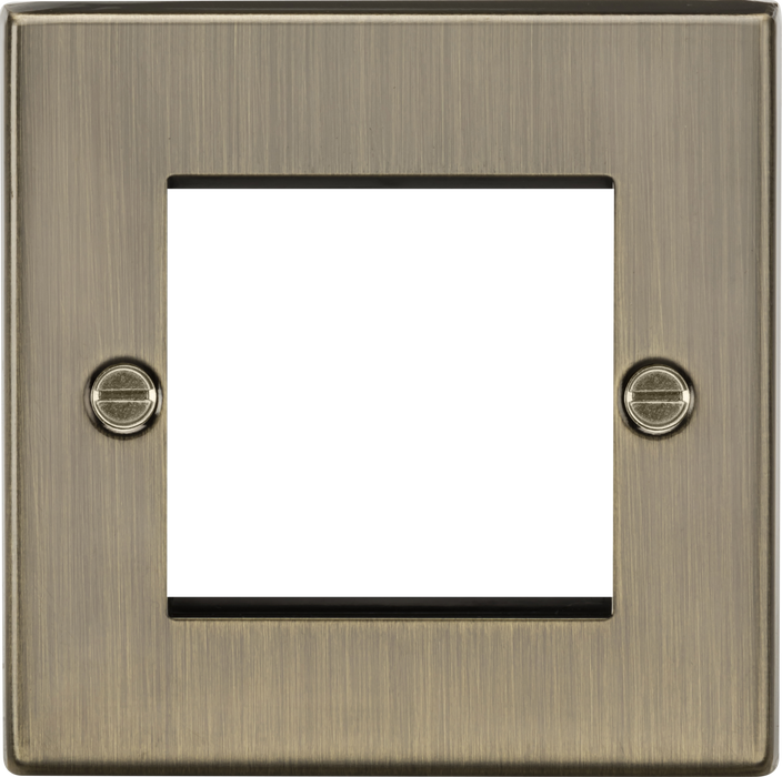 2G Modular Faceplate - Antique Brass