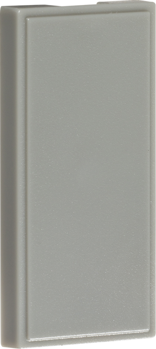 PACK OF 10 - Half Blanking Modules (25 x 50mm) - Grey