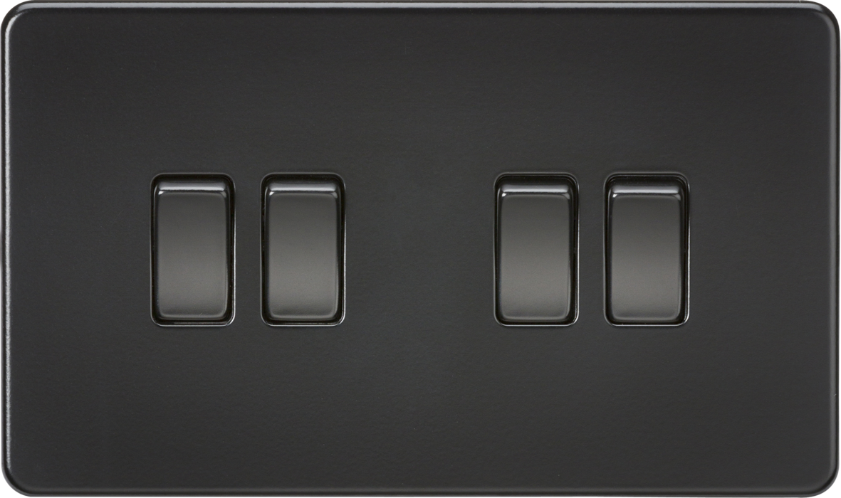 10AX 4G 2-way Switch - Matt Black