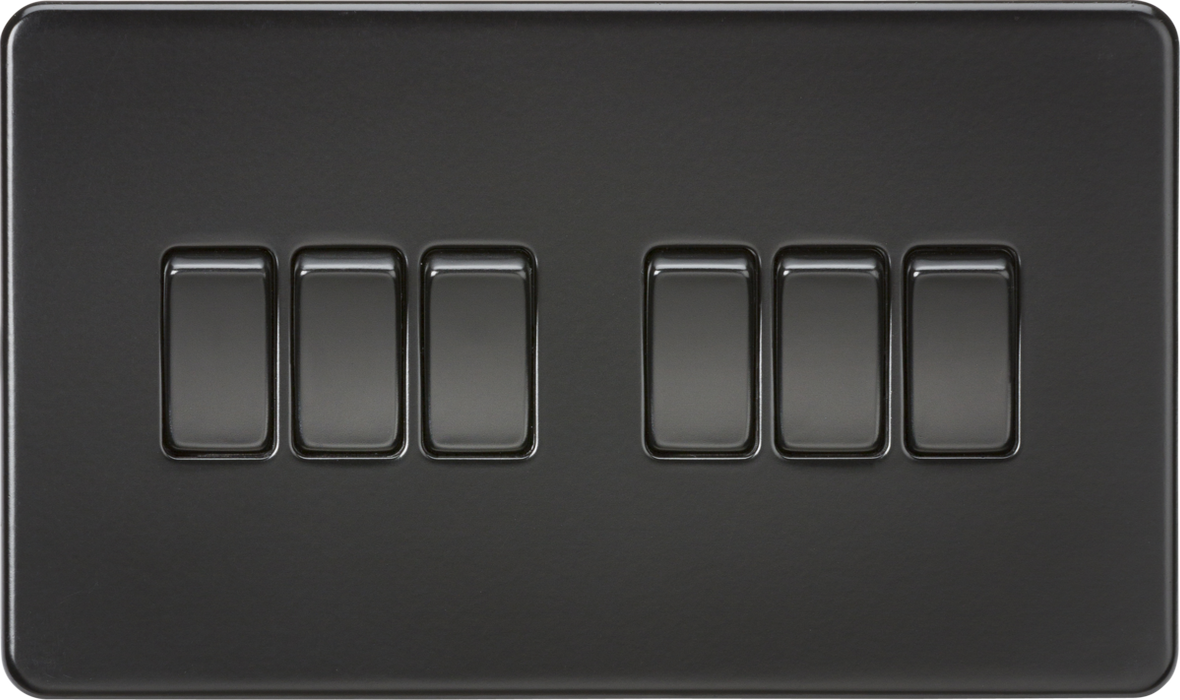 10AX 6G 2-way Switch - Matt Black