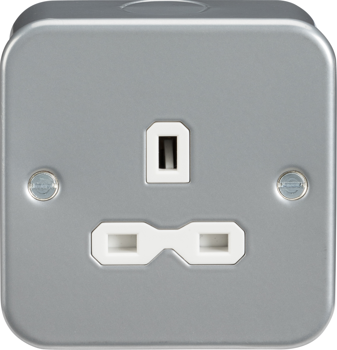 Metal Clad 13A 1G Unswitched Socket — Derby Firelec Ltd
